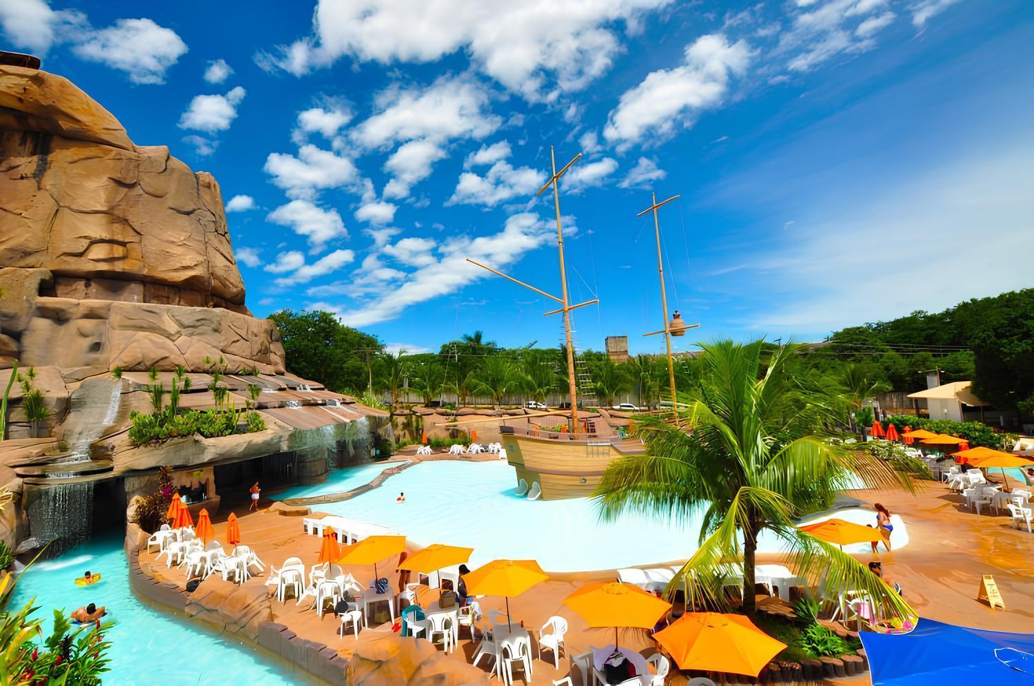 Piazza Diroma Com Acesso Ao Acqua Park Appartement Caldas Novas Buitenkant foto