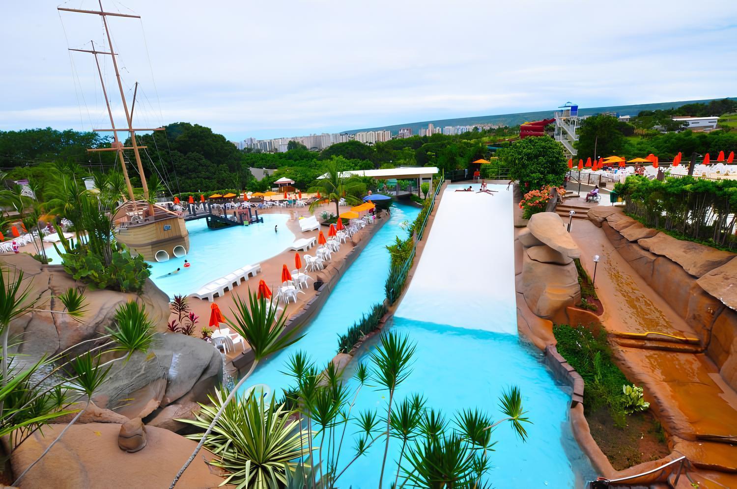 Piazza Diroma Com Acesso Ao Acqua Park Appartement Caldas Novas Buitenkant foto